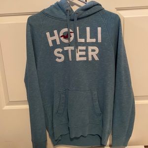 Hollister Hoodie Blue Big Logo Medium